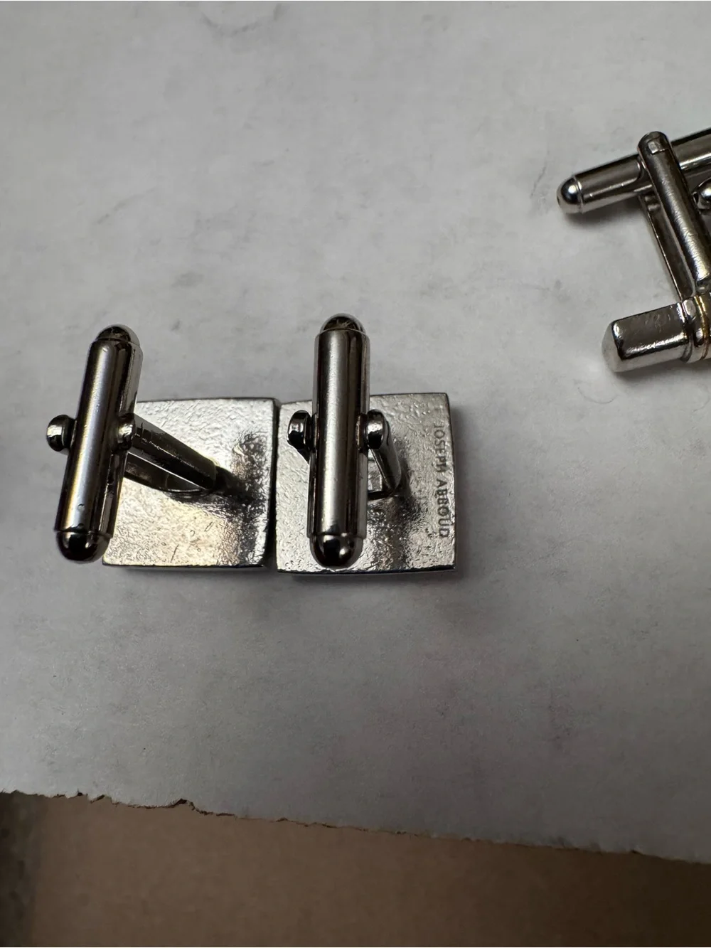 Lot of 3 Vintage Joseph Abboud Men's Cufflinks